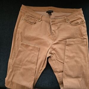 Lane Bryant Women's Skinny Jeans in Tan